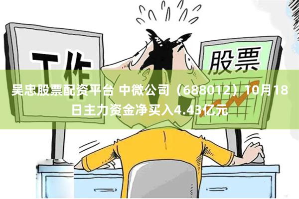 吴忠股票配资平台 中微公司（688012）10月18日主力资金净买入4.43亿元